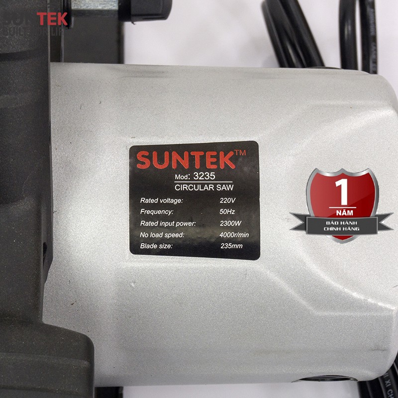 Máy Cưa Đĩa Cầm Tay SUNTEK 3235 - Công suất 2300W | Công nghệ Đức bền bỉ - Hàng Chính Hãng - Bảo hành 1 năm