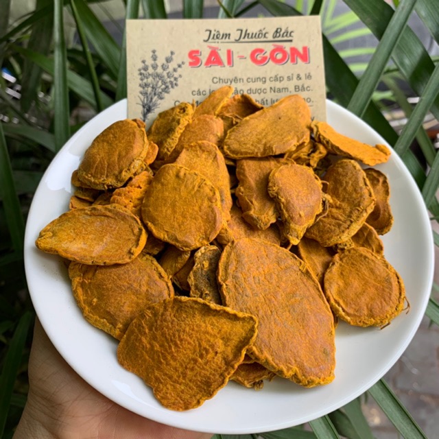 Nghệ Vàng Thái Lát khô 100g