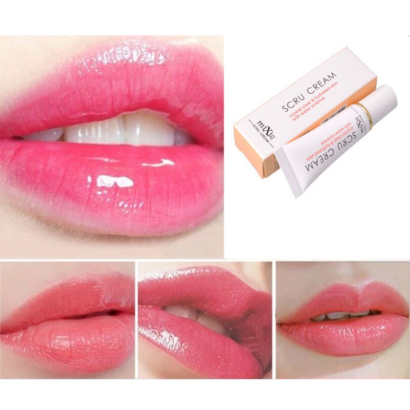 Gel dưỡng chống khô môi tẩy da chết 12g