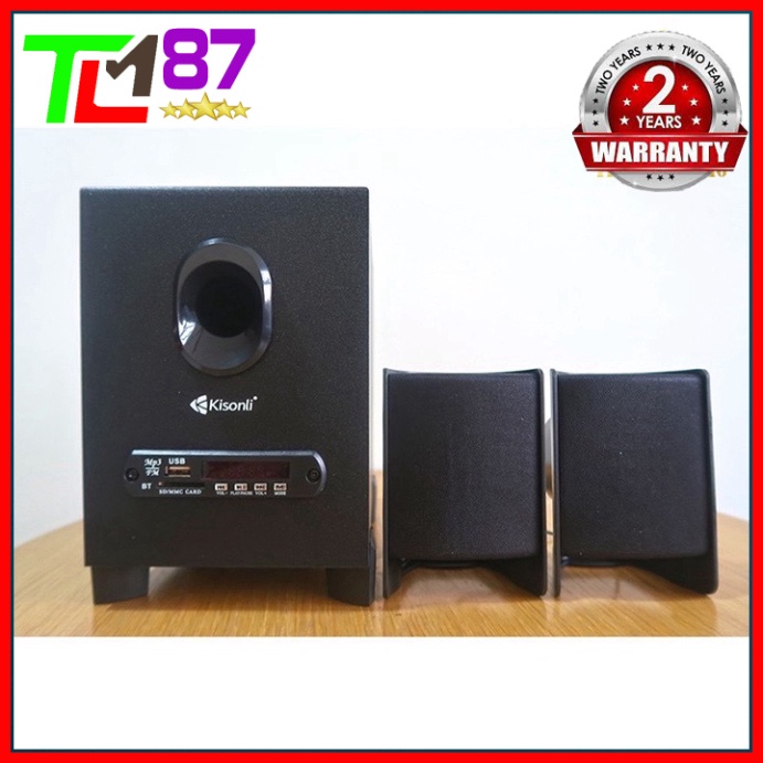 Loa Máy Vi Tính PC Laptop Chính Hãng Bluetooth Để Bàn Cao Cấp 2.1 KISONLI TM-6000U - Loa Nghe Nhạc Mini Có Dây
