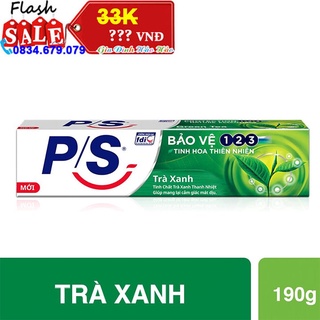 Kem đánh răng p/s bảo vệ 123 trà xanh - 190g