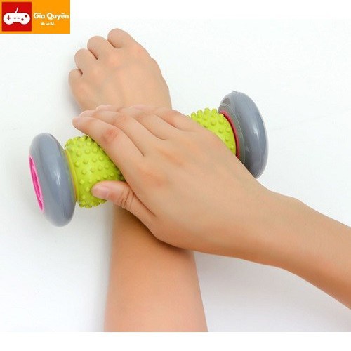 Dụng cụ tập Yoga massage có bánh xe đa năng, đụng cụ massage,dụng cụ yoga massage bánh xe