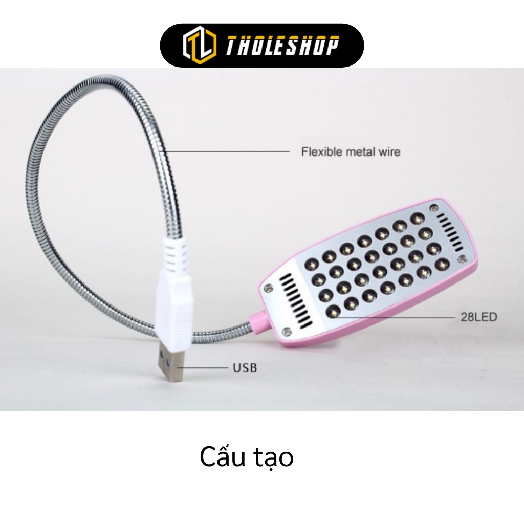 Đèn led USB - Đèn Led chiếu sáng Laptop 28 Bóng cung cấp ánh sáng cho bạn làm việc và học tập 2929