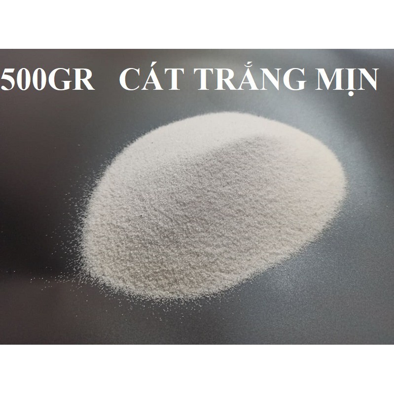 Cát Trắng Mịn 500Gr Trang Trí Hồ Cá Cảnh - Tiểu Cảnh