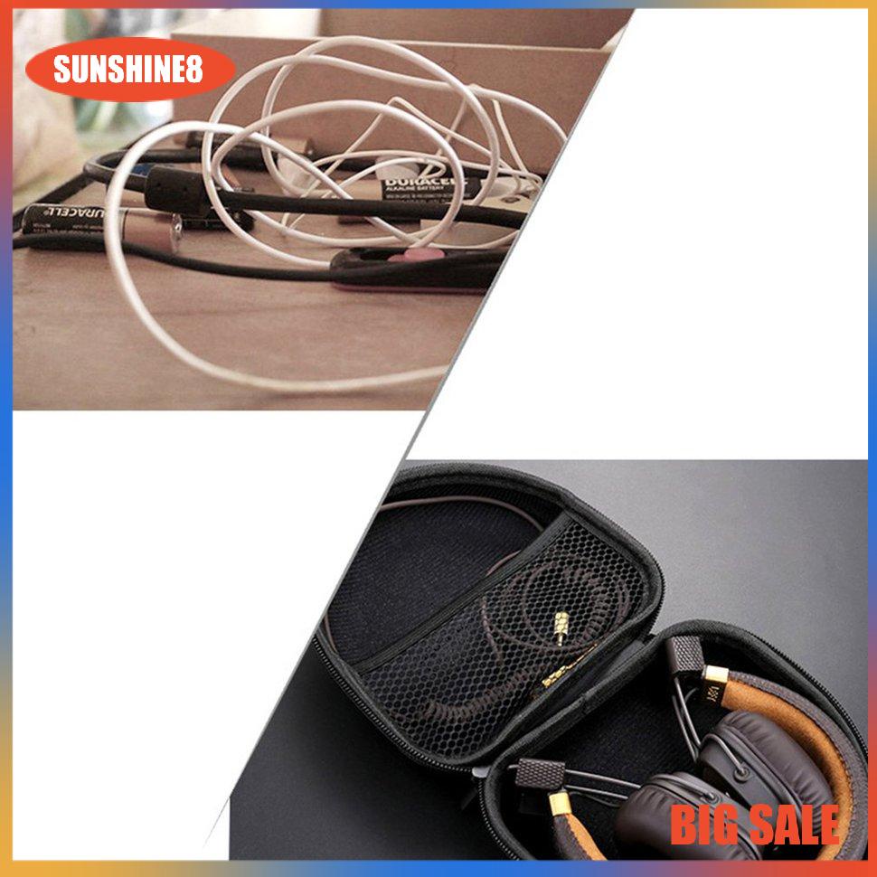 【SUN】Headphone Bag Anti-Fall Anti-Pressure Earphone Box Portable Bag For Headphone