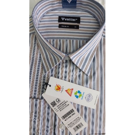 Sale áo việt tiến dài tay size 44 .  giá treo 475k