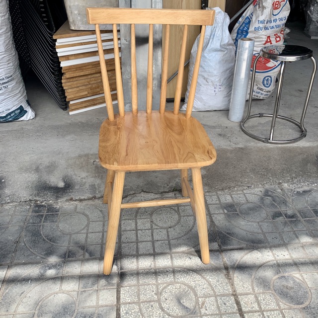 Ghế gỗ 7 nan( Song tiện ) dùng làm việc cá nhân ,decol ,ghế ăn, văn phòng, nhà hàng