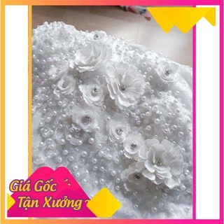 Áo dài cô dâu trắng 6 tà