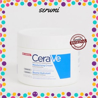 Kem dưỡng da Cerave Moisturizing cream hộp 340g 🍀 Dưỡng ẩm không gây nhờn 🍀 Chính hãng Pháp