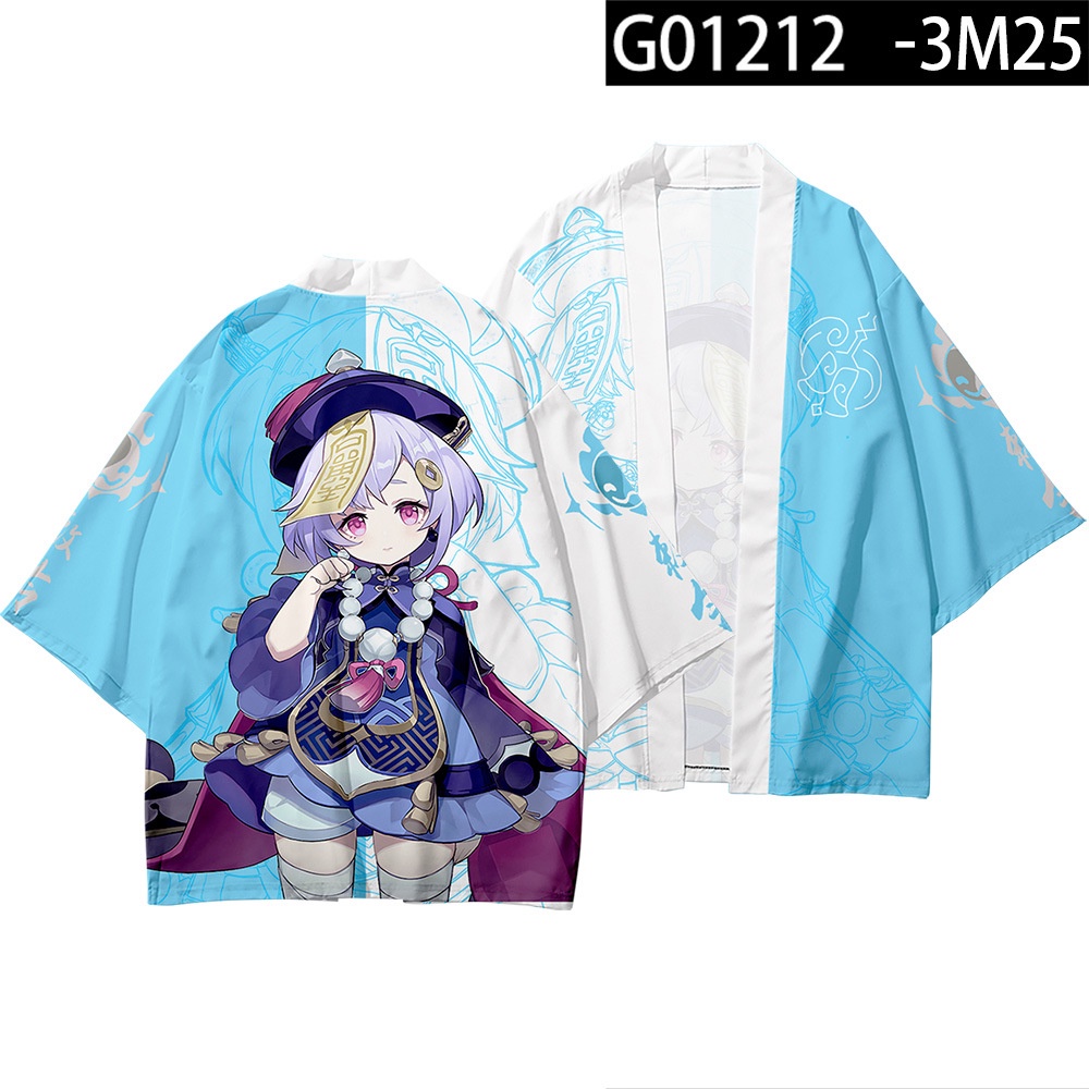 Áo choàng kimono dáng rộng in họa tiết anime Genshin Impact độc đáo cho nam và nữ | BigBuy360 - bigbuy360.vn