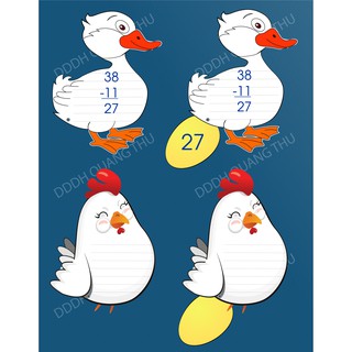 [Đồ dùng dạy học] Gà, Vịt đẻ trứng