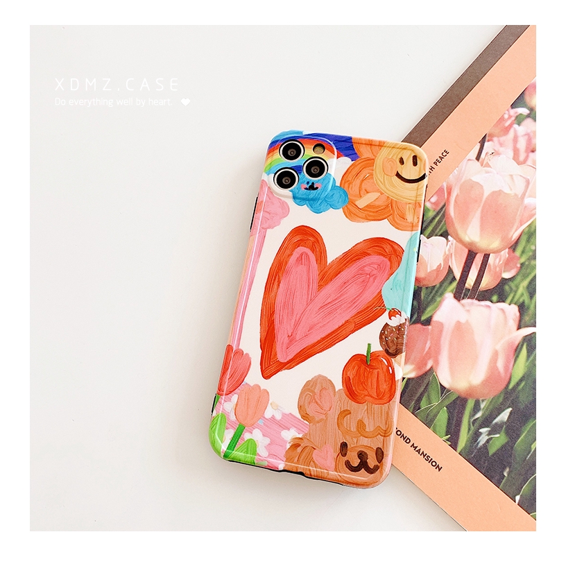 Hoạt Hình Ốp Điện Thoại In Hình Tranh Sơn Dầu Graffiti Cho Apple X Iphone8 Plus / 7p / Se2Se20Iphone12 | BigBuy360 - bigbuy360.vn