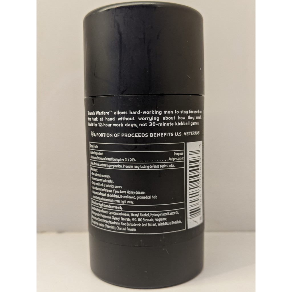 [Hàng AUTH] Lăn Khử Mùi Duke Cannon Bergamot &amp; Black Pepper Antiperspirant &amp; Deodorant 78G (Sáp Trắng)