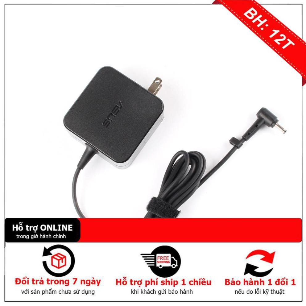 ( Cam kết hàng zin xịn )Sạc Laptop Asus 19V 1.75A vuông chân nhỏ ( Chuôi nhỏ ) ZIN