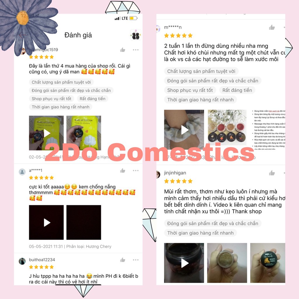 Tẩy tế bào chết môi Lip Scrub - 2Do Comestics | BigBuy360 - bigbuy360.vn
