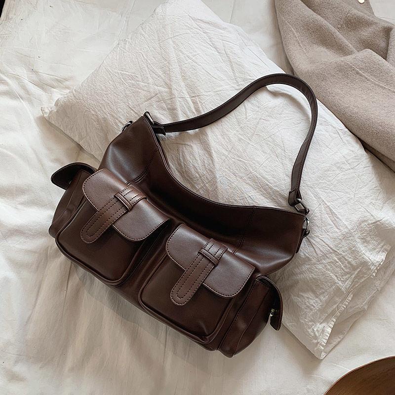 Túi Vải Tote Đeo Chéo Vai Sức Chứa Lớn Mẫu Mới 2022 Chống Nước Thời Trang Thu Đông Cho Nữ