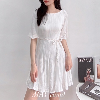 Đầm cổ thuyền kèm belt