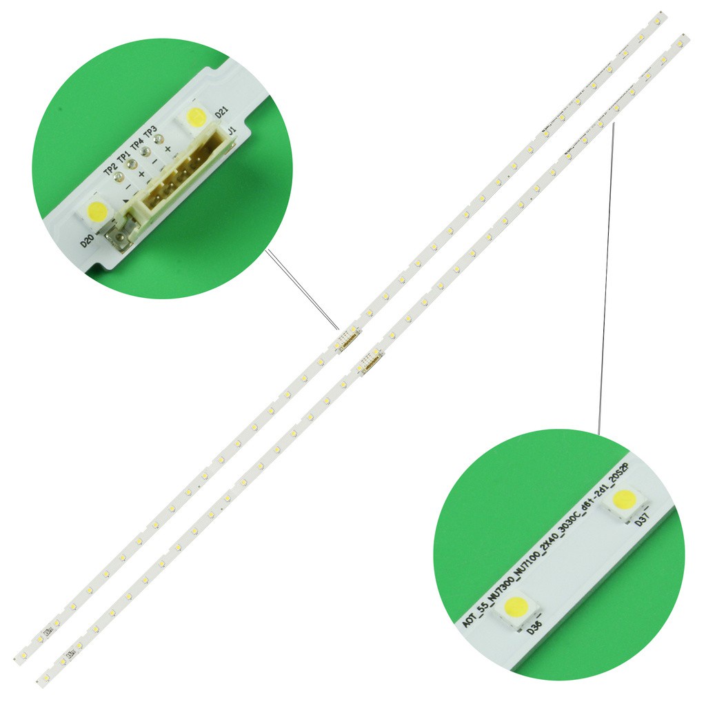 Dải đèn nền LED 40 cho Samsung 55 "TV UN55NU7300F UE55NU7105 AOT _ 55 _ NU7300 _ NU7100 55NU710C BN9