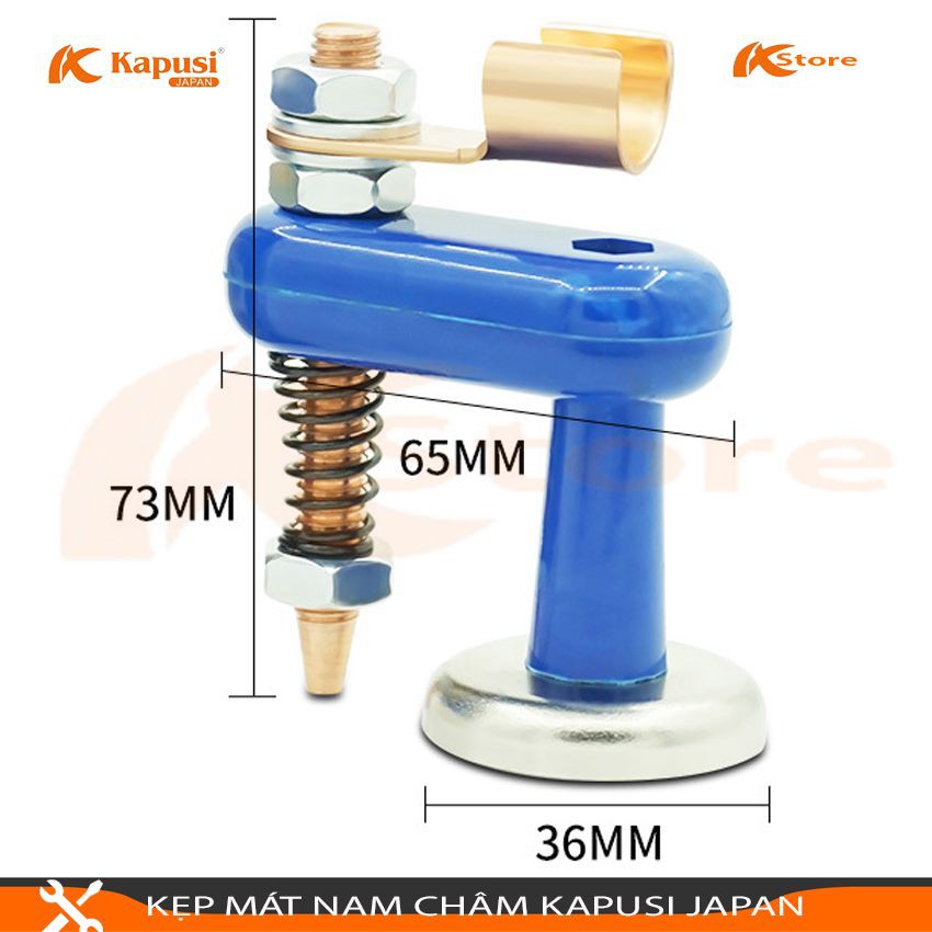 KẸP MÁT NAM CHÂM ĐƠN KAPUSI - KẸP MÁT NAM CHÂM NHẬT BẢN CÔNG SUẤT 500A cao cấp