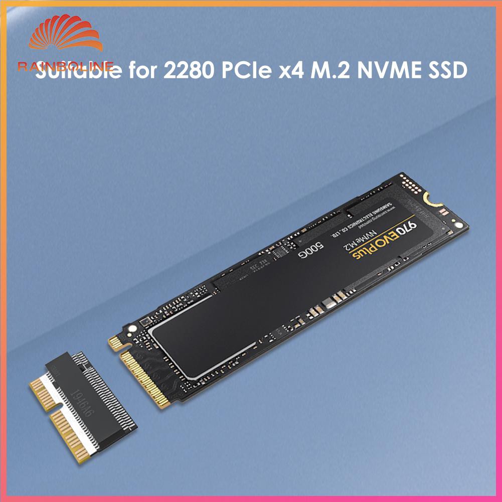 Bộ Chuyển Đổi M.2 Nvme Pcie Ssd Sang Laptop Cho Apple Macbook Air Pro Pci-E X4 2280