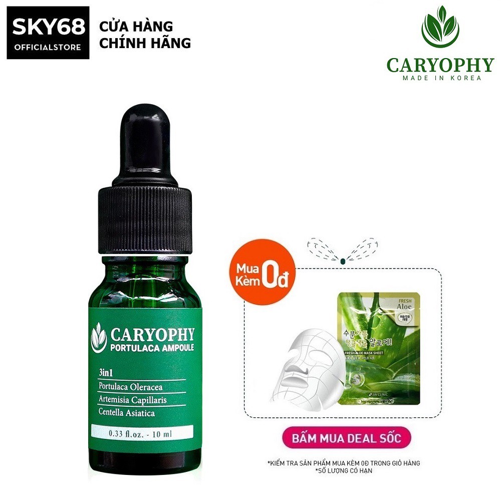 Tinh chất giảm mụn Caryophy Portulaca Ampoule 10ml
