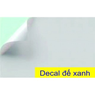 Giấy In Decal Đế Xanh Khổ A4