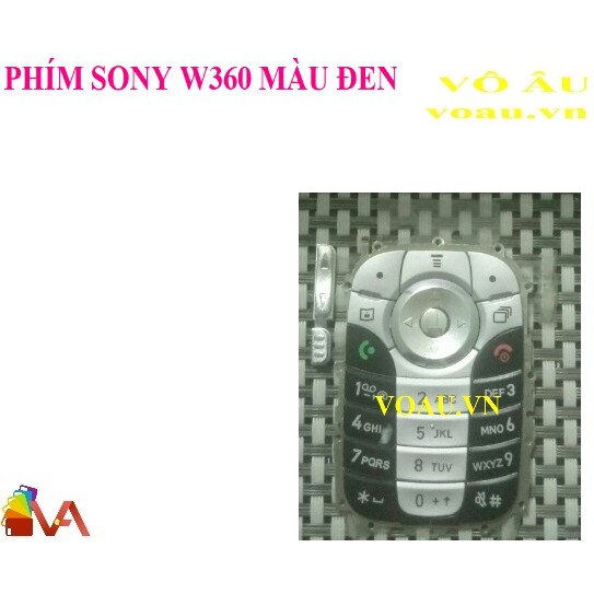 PHÍM SONY W360 MÀU ĐEN
