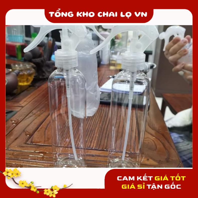 Chai Xịt Phun Sương ❤ SIÊU RẺ ❤ Chai nhựa pet xịt Vòi chuột 200ml rỗng chiết mỹ phẩm , phụ kiện du lịch