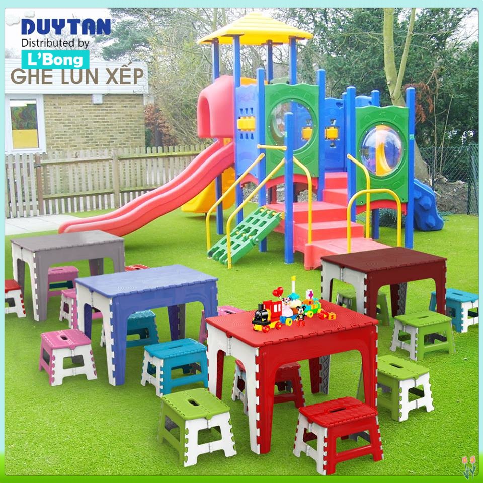 Bộ bàn ghế xếp du lịch Duy Tân (1 bàn 4 ghế)