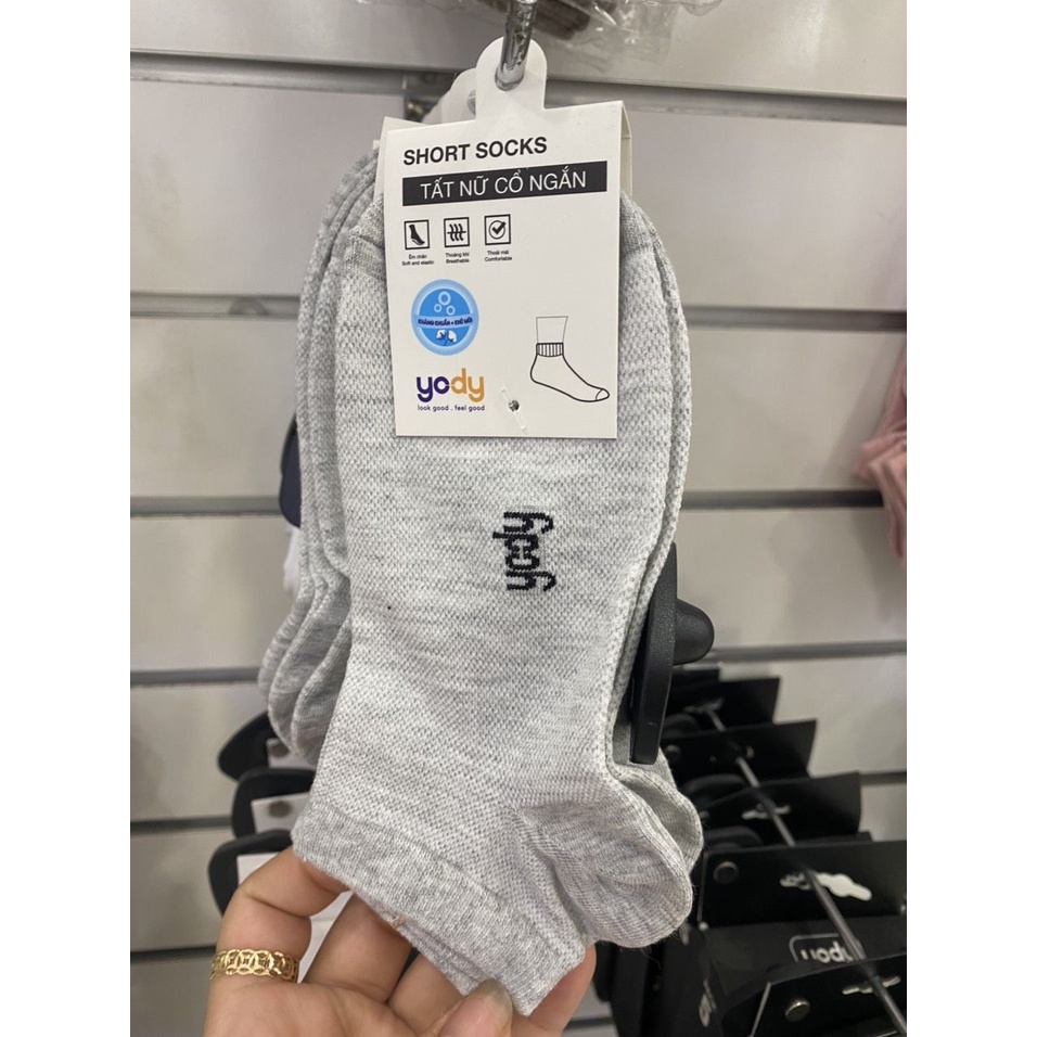 Tất nữ YODY combo cotton dệt lưới siêu thoáng TAN5036
