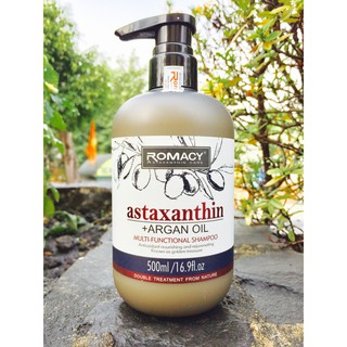 Dầu gội dưỡng sinh Romacy Astaxanthin Argan Oil 500ml