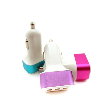 Tẩu sạc nhanh 3 usb tiện lợi (không hộp)