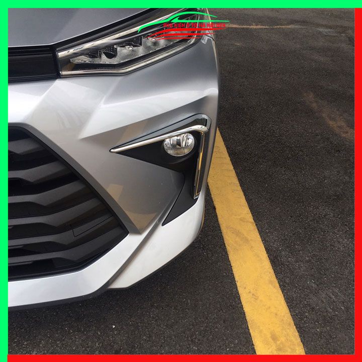 Ốp viền đèn gầm trước sau xe Avanza 2022-2023 mạ Crom chống trầy trang trí làm đẹp xe
