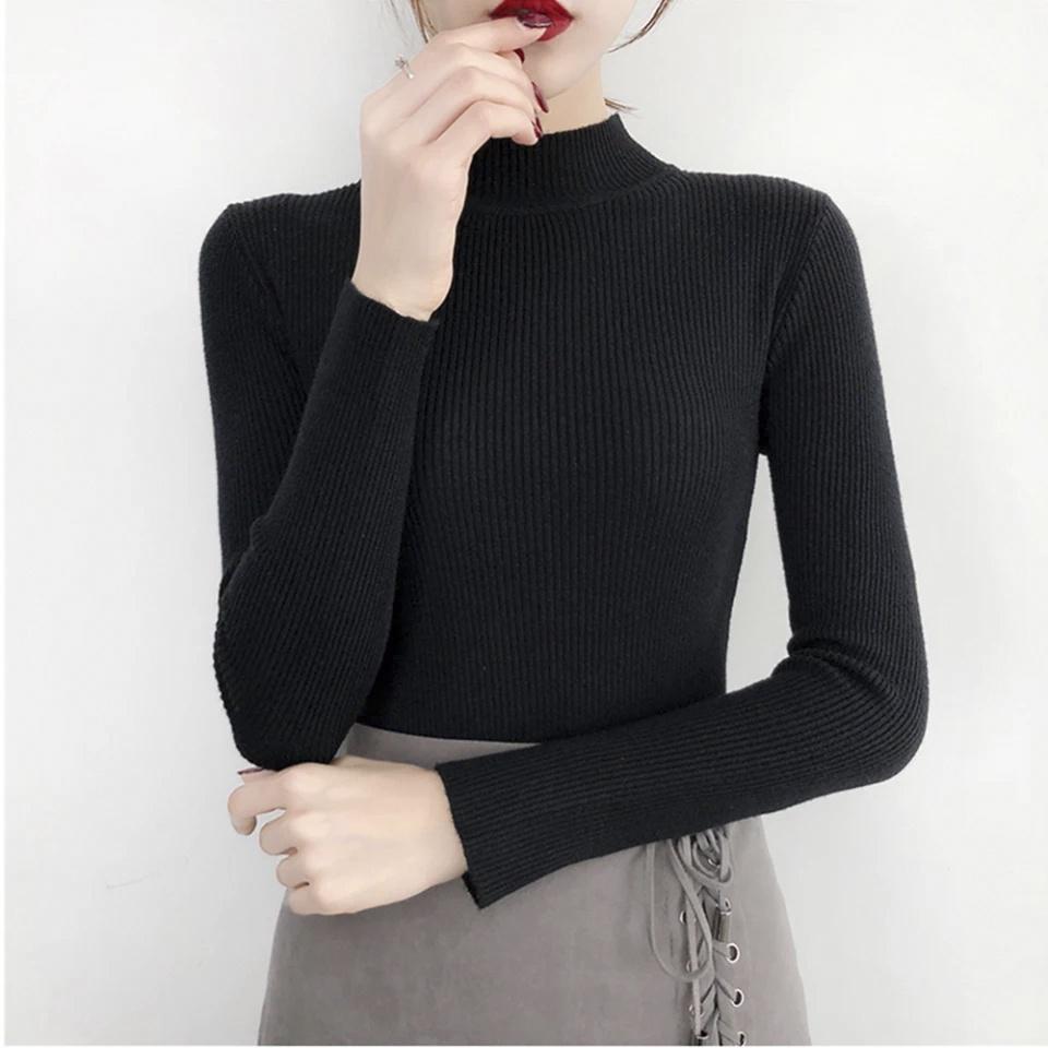 Áo len nữ cổ 3p cao cấp công sở nhiều màu, hàng chất lượng cao, giữ nhiệt tốt | BigBuy360 - bigbuy360.vn