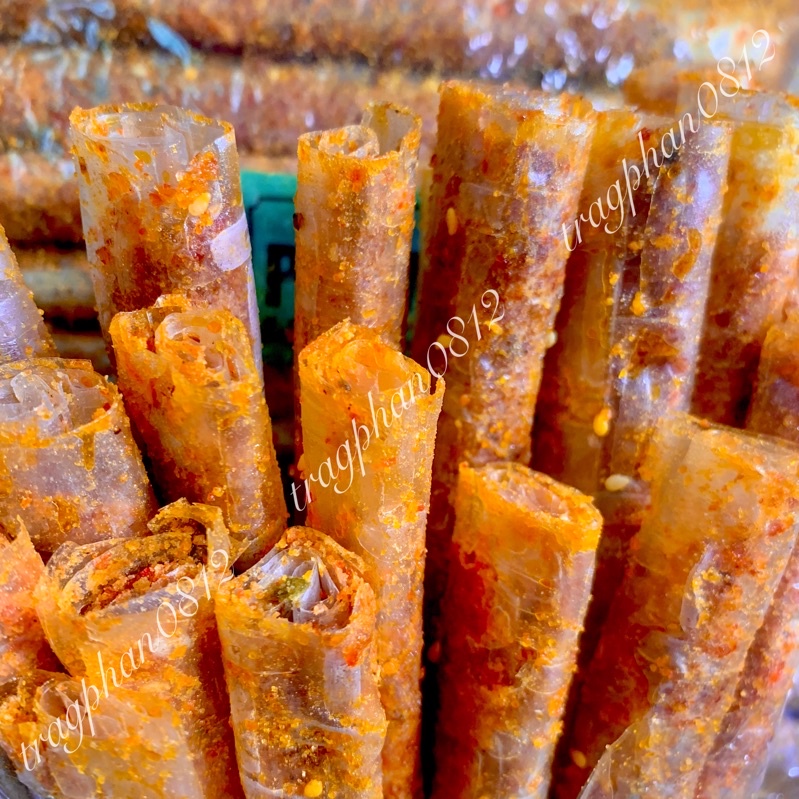 Bánh tráng cuộn tôm vị phô mai sữa Tây Ninh (lẻ 1 que)