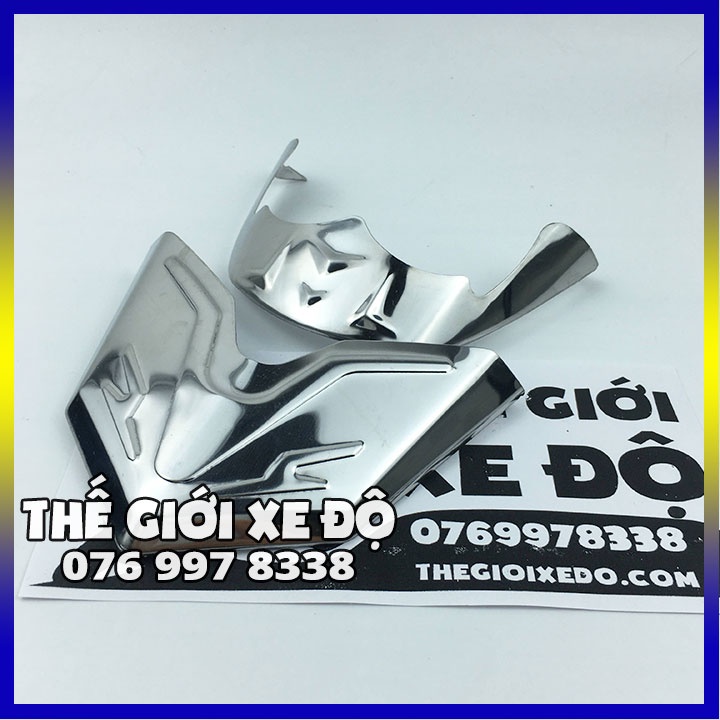 Mỏ dè AB 160 125 cc 2023 inox - phụ kiện đồ chơi Air Blade ốp mũi dè mỏ đuôi airblade