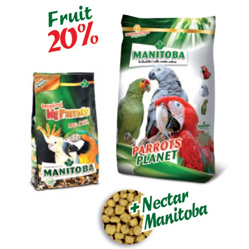 Hạt trộn cho vẹt Tropical Big Parrot gói lẻ 1kg