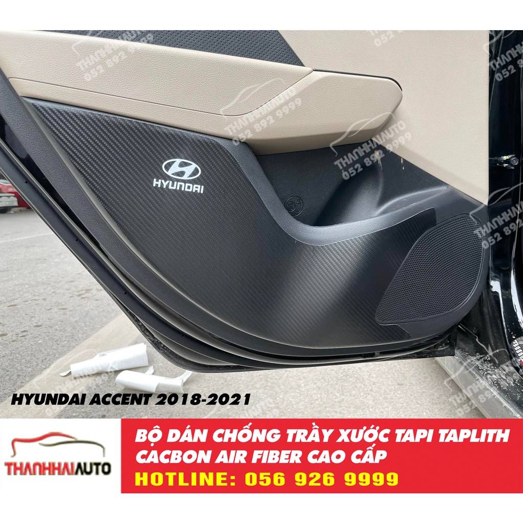 Tapli Carbon  xe Hyundai Accent