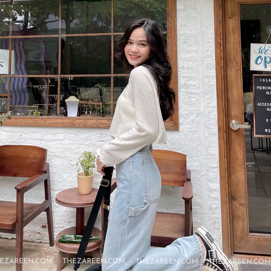 QUẦN JEANS ỐNG RỘNG COTTON BASIC ZAREEN JEA127