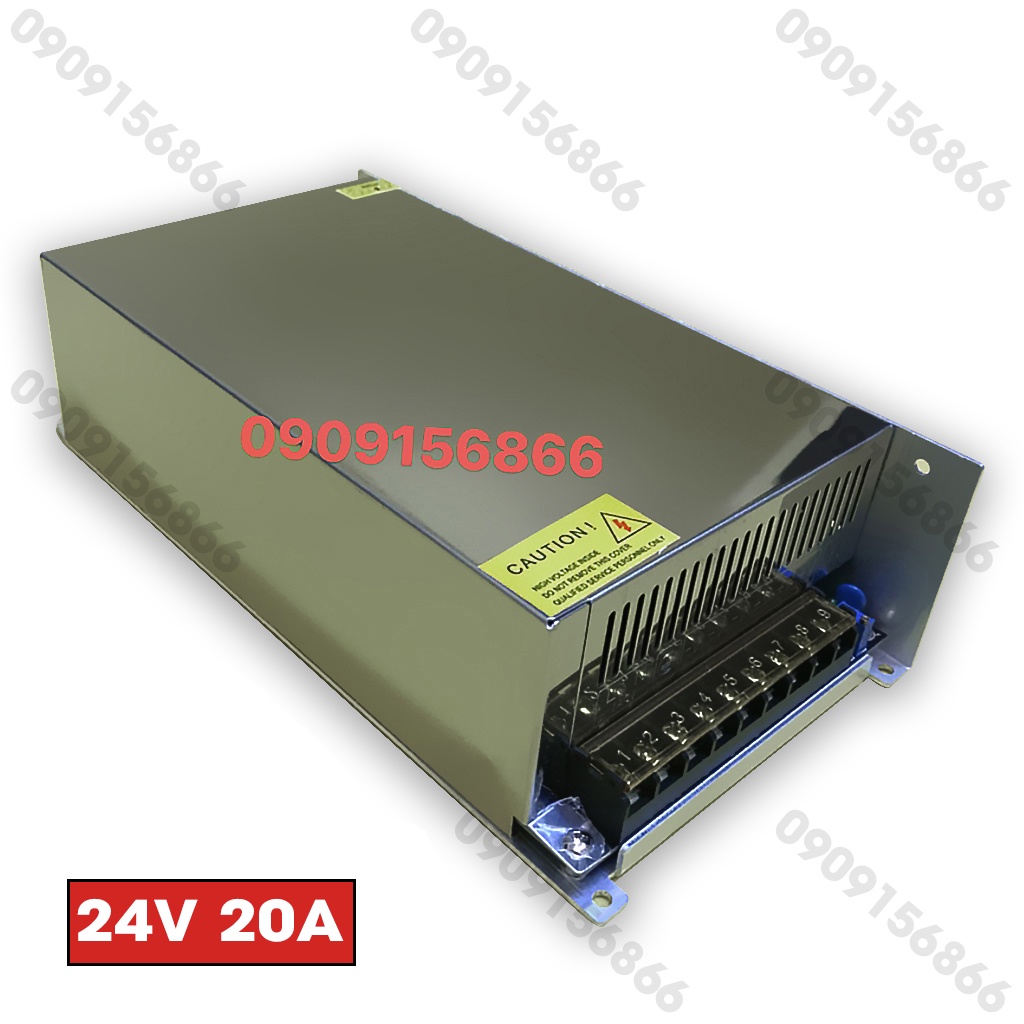 Nguồn 24V - 20A có quạt