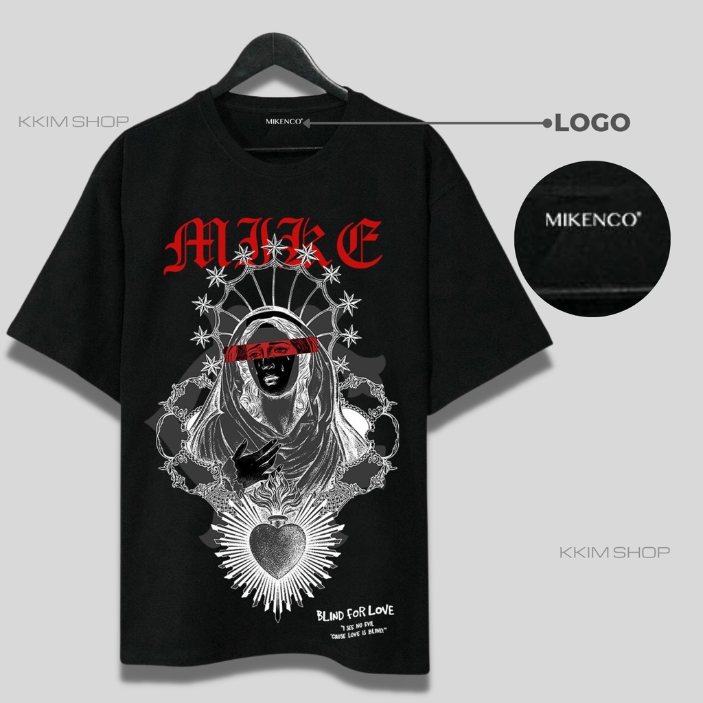 Áo Thun Tay Lỡ MIKENCO VIBE, áo phông unisex Form rộng oversize, chất liệu Cotton. KKIM Shop