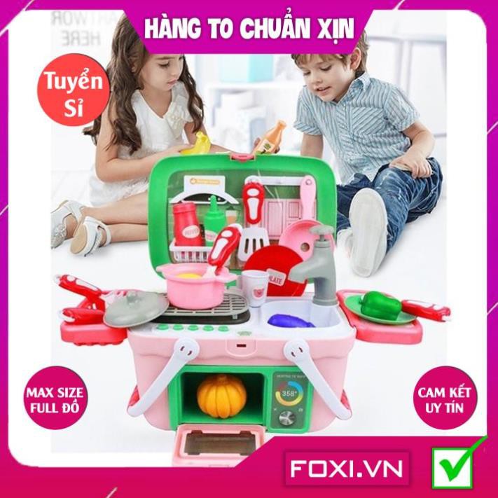 [FREESHIP HÀNG ĐẸP] Bộ đồ chơi nấu ăn-bác sĩ-nướng BBQ Foxi-nhập vai-giáo dục hướng nghiệp-có pin-âm thanh như thật