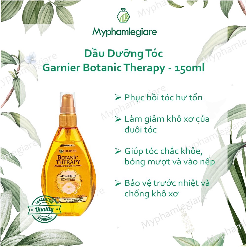 Dầu dưỡng tóc Garnier Argan Botanic Therapy Ultra [dưỡng tốt ko bết]