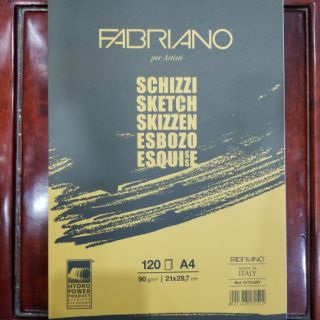 Sổ vẽ chì - sổ sketch a4 120 tờ fabriano
