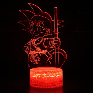 Đèn Led 3D Dragon Ball - Đèn ngủ 3D Led ( 16 Màu )  ( Có bảng điều khiển màu )