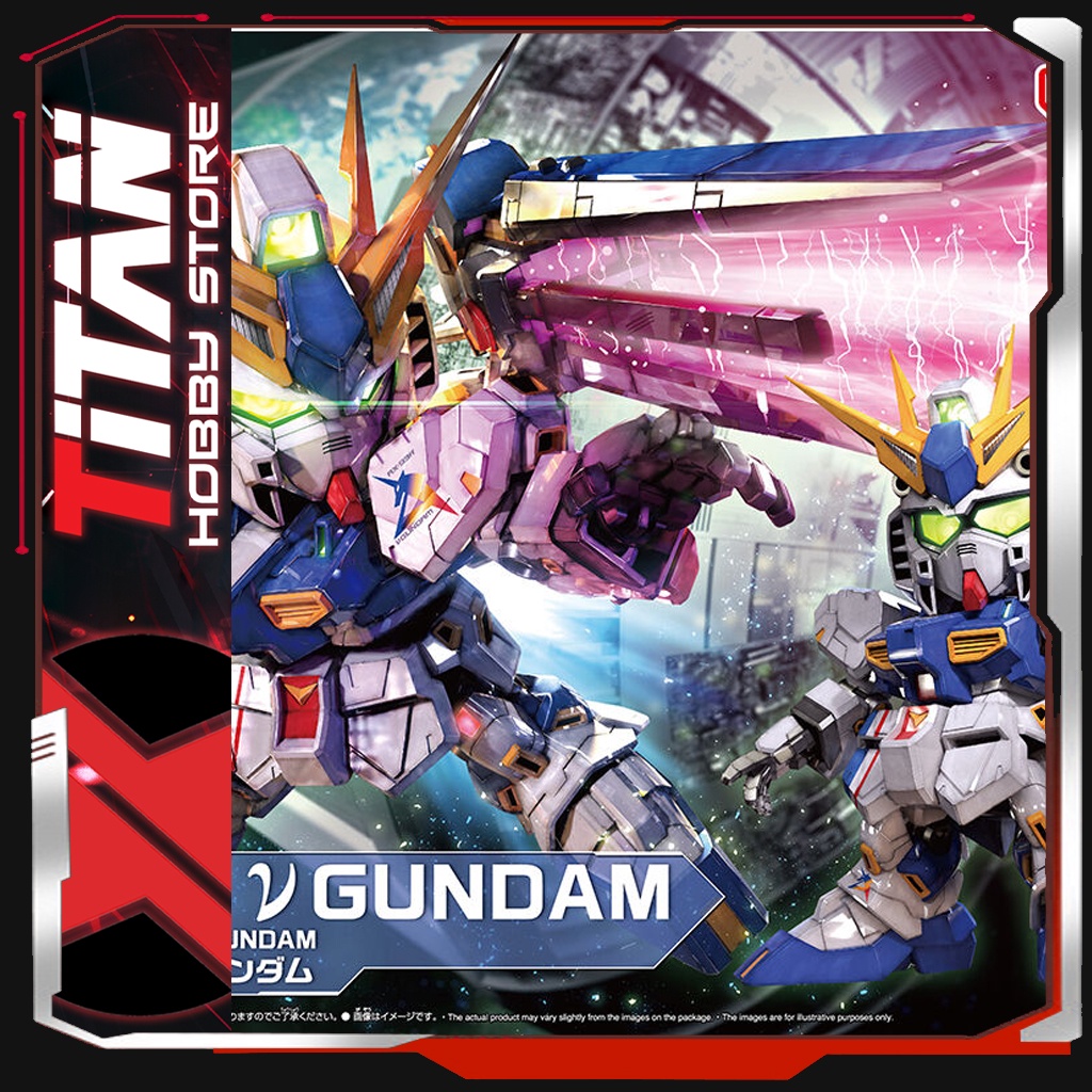 Mô hình lắp ráp  Gunpla SD BB SENSHII RX-93FF NU Gundam Bandai Japan