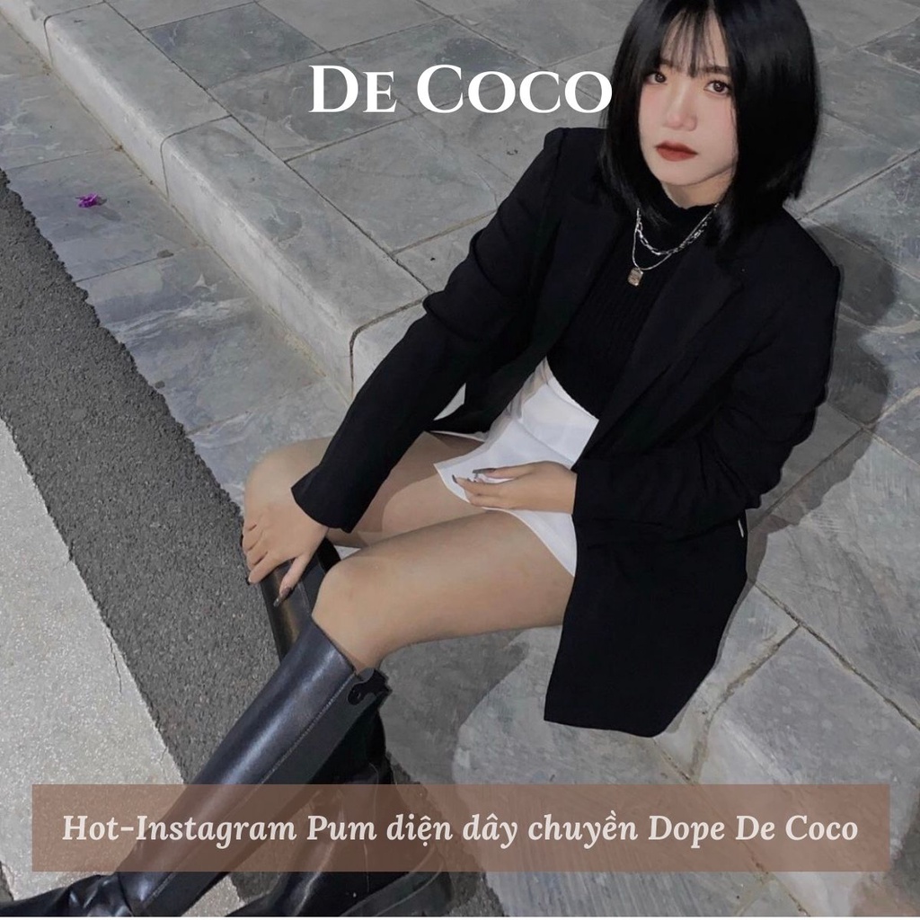 [KHÔNG ĐEN GỈ] Vòng cổ 2 lớp xích Dope decoco.accessories