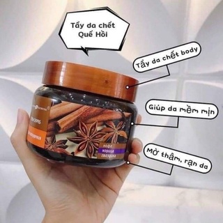 Tẩy Tế Bào Chết Toàn Thân Exclusive Belarus Chiết Xuất Quế Hồi & Cafe 380ml