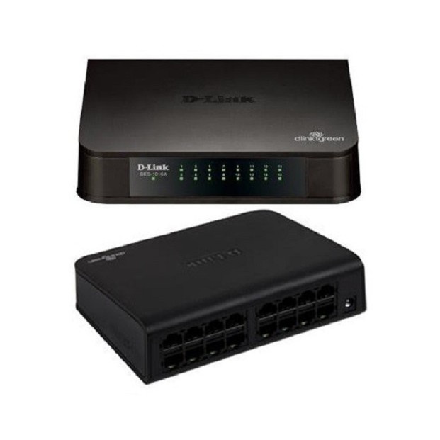 Bộ Chia Mạng 16 Cổng D-Link DES-1016A 10/100 Mbps - Switch 16 Port Hàng Chính Hãng