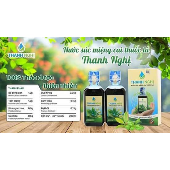 súc miệng cai thuốc lá thầy Nghị